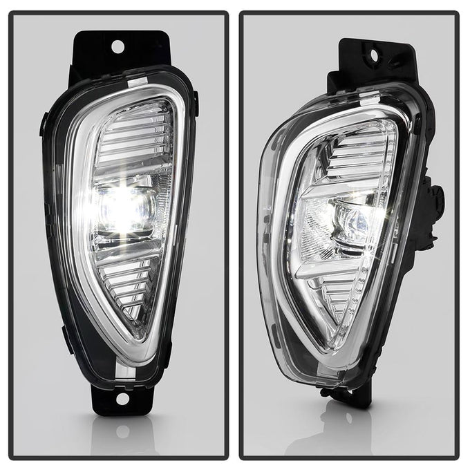 Clear OEM Style LED Fog Lights w/Switch <br>20-22 Ford Escape