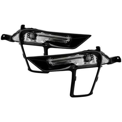 Clear OEM Full LED Fog Lights w/Switch <br>18-19 Ford Explorer