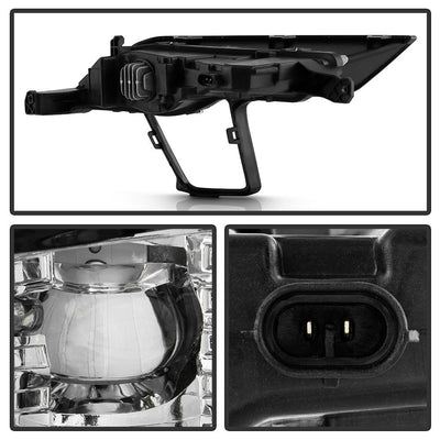 Clear OEM Full LED Fog Lights w/Switch <br>18-19 Ford Explorer