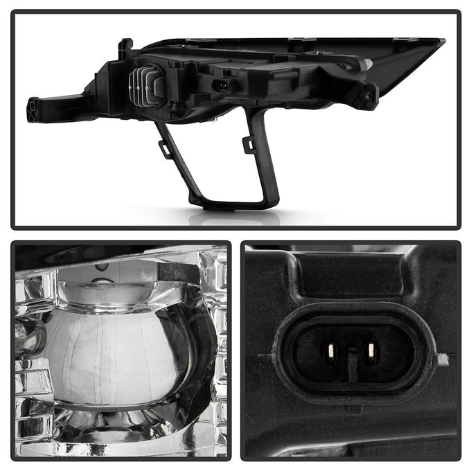 Clear OEM Full LED Fog Lights w/Switch <br>18-19 Ford Explorer