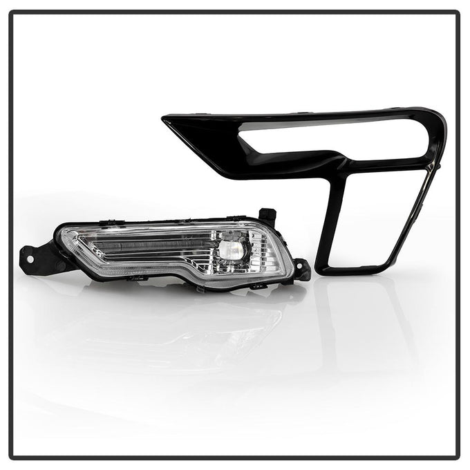 Clear OEM Full LED Fog Lights w/Switch <br>18-19 Ford Explorer