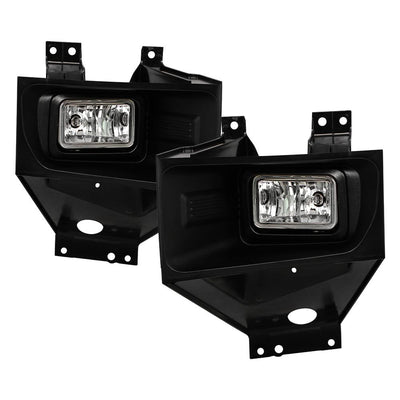 With Switch Clear OEM Style Fog Lights <br>17-19 Ford F-250 Super Duty F-350 Super Duty