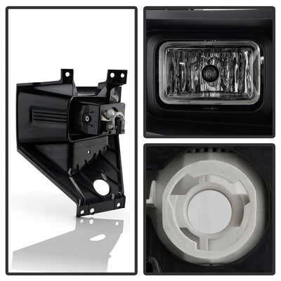 Right Clear ( Passenger Side ) OEM Style Fog Lights <br>17-19 Ford F-250 Super Duty F-350 Super Duty