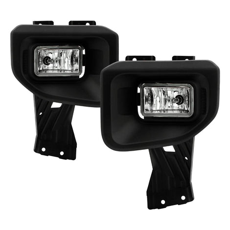 With Switch Clear OEM Style Fog Lights <br>20-22 Ford F-250 Super Duty F-350 Super Duty
