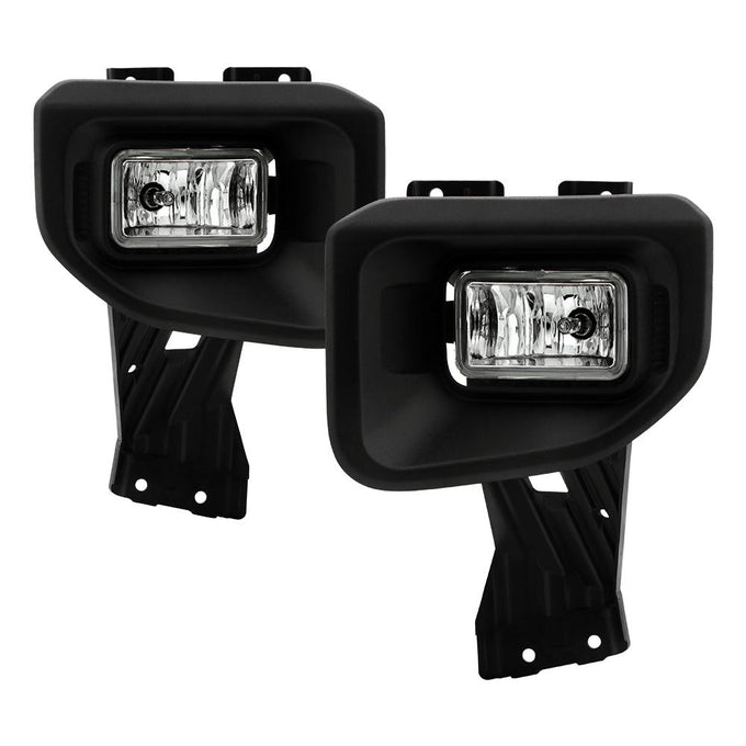 With Switch Clear OEM Style Fog Lights <br>20-22 Ford F-250 Super Duty F-350 Super Duty