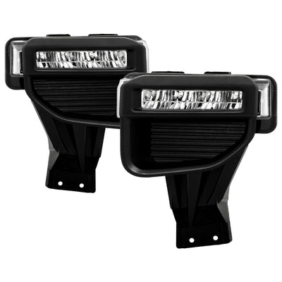 Clear OEM Full LED Fog Lights w/Switch <br>20-22 Ford F-250 Super Duty F-350 Super Duty