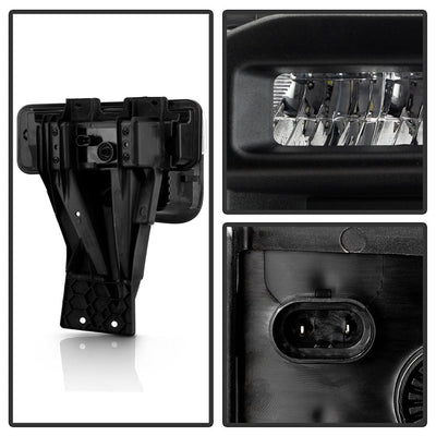 Clear OEM Full LED Fog Lights w/Switch <br>20-22 Ford F-250 Super Duty F-350 Super Duty