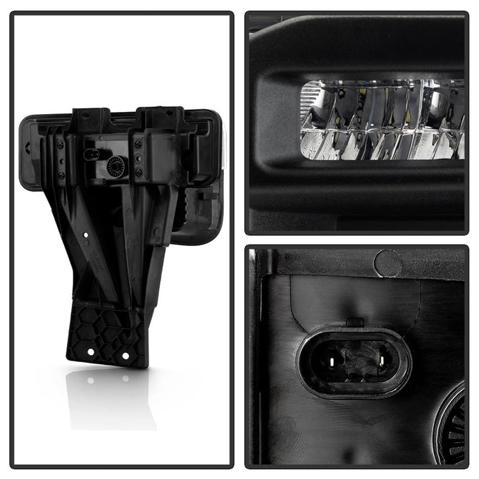 Clear OEM Full LED Fog Lights w/Switch <br>20-22 Ford F-250 Super Duty F-350 Super Duty