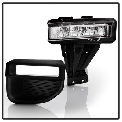 Clear OEM Full LED Fog Lights w/Switch <br>20-22 Ford F-250 Super Duty F-350 Super Duty