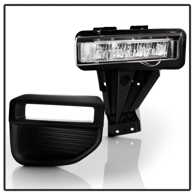 Clear OEM Full LED Fog Lights w/Switch <br>20-22 Ford F-250 Super Duty F-350 Super Duty