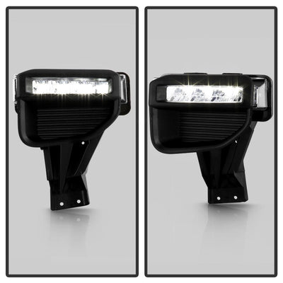 Clear OEM Full LED Fog Lights w/Switch <br>20-22 Ford F-250 Super Duty F-350 Super Duty