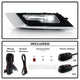 Clear OEM Full LED Fog Lights w/Switch <br>17-18 Ford Fusion