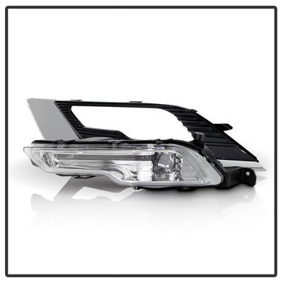 Clear OEM Full LED Fog Lights w/Switch <br>17-18 Ford Fusion