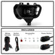 Clear Full LED OEM Style Fog Lights w/Switch <br>19-21 Ford Ranger