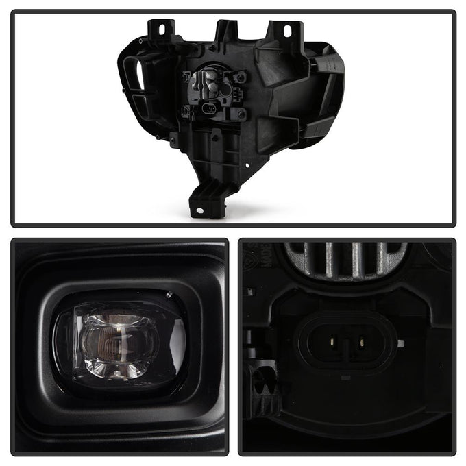 Clear Full LED OEM Style Fog Lights w/Switch <br>19-21 Ford Ranger