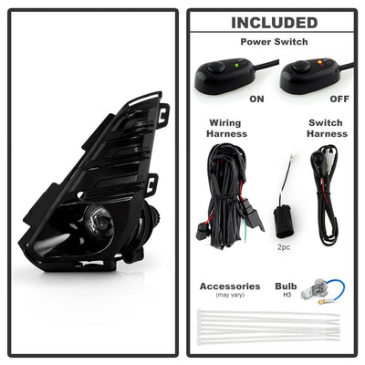 OEM Style Fog Lights W/Universal Switch <br>18-21 GMC Terrain