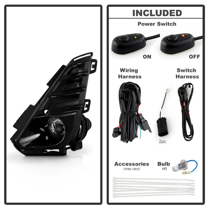 OEM Style Fog Lights W/Universal Switch <br>18-21 GMC Terrain