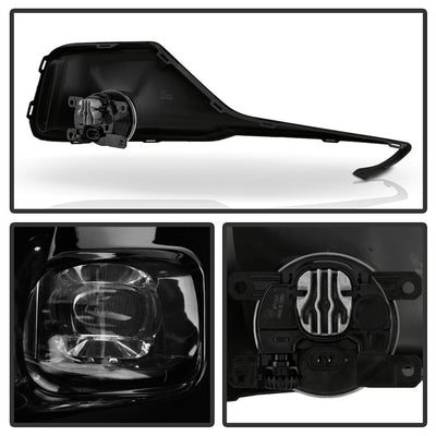Clear OEM Full LED Fog Lights w/Switch <br>21-22 Honda Accord