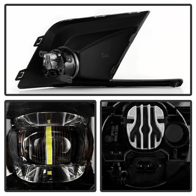 Clear OEM Full LED Fog Lights w/Switch <br>22-23 Honda Civic
