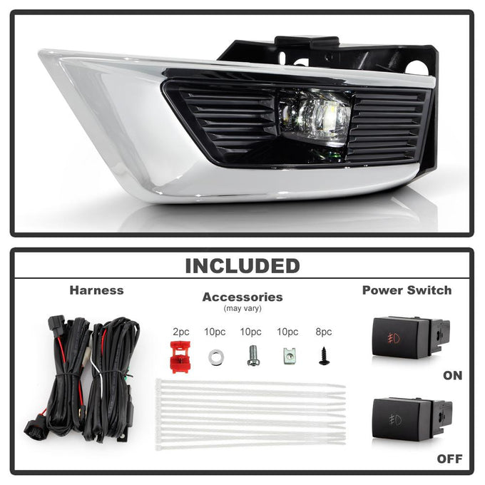Full LED OEM Fog Lights w/Switch <br>21-23 Nissan Armada
