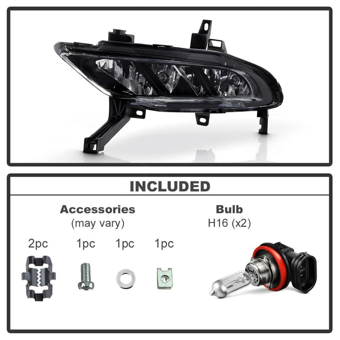 Left (Driver Side) OEM Fog Light <br>16-18 Nissan Maxima