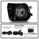 Clear OEM Full LED Fog Lights w/Switch <br>22 Toyota Corolla Cross