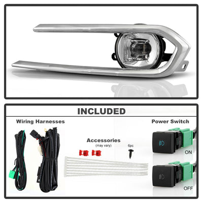 OEM Full LED Fog Lights w/Switch <br>21-23 Toyota Sienna