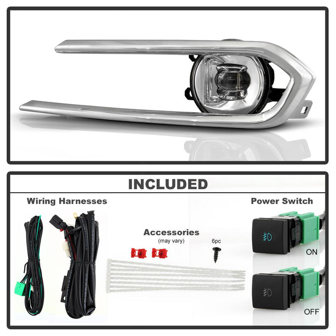 OEM Full LED Fog Lights w/Switch <br>21-23 Toyota Sienna