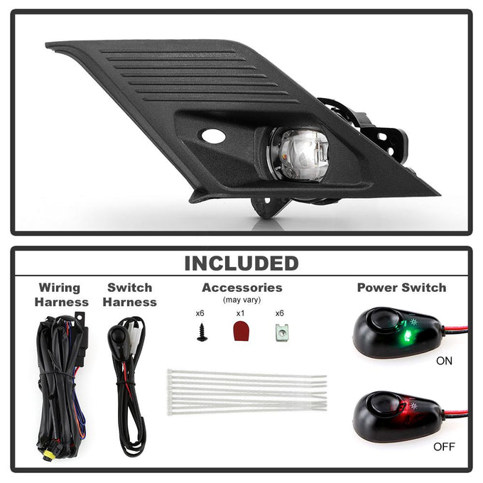 Sets OEM Style Full LED Fog Lights With Universal Switch <br>25-26 Chevrolet Tahoe Suburban