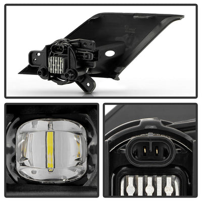 Sets OEM Style Full LED Fog Lights With Universal Switch <br>25-26 Chevrolet Tahoe Suburban