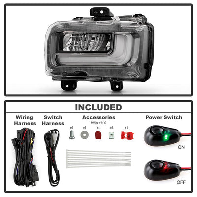 Sets OEM Style Full LED Fog Lights (With Daytime Running Light) <br>24-25 Ford F-150
