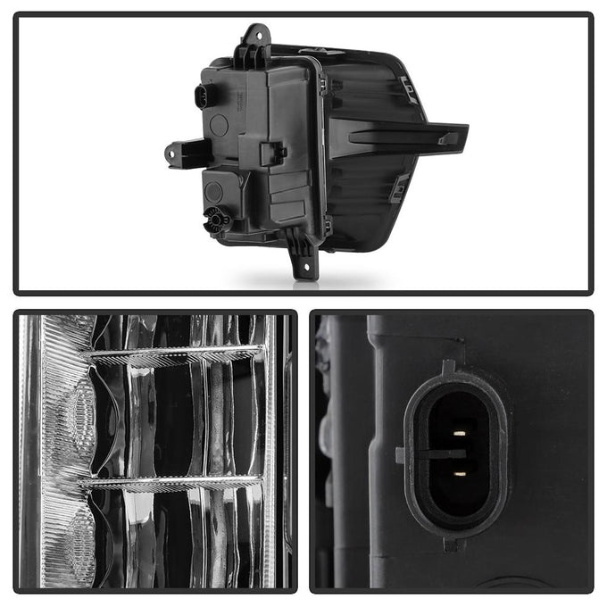 Sets OEM Style Full LED Fog Lights With Universal Switch <br>21-23 GMC Yukon
