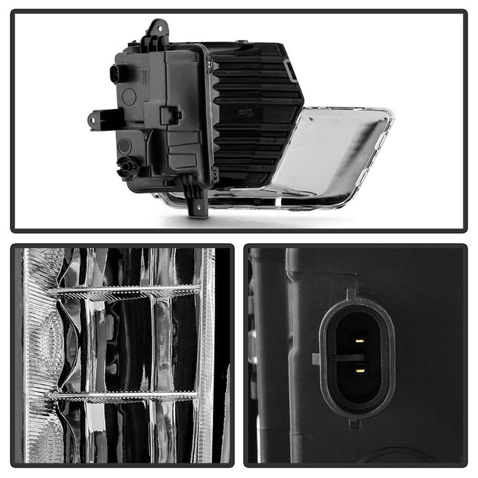 Sets OEM Style Full LED Fog Lights With Universal Switch <br>21-23 GMC Yukon XL Yukon