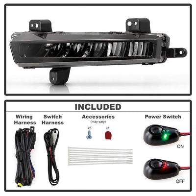 Sets OEM Style Full LED Fog Lights With Universal Switch <br>22-25 Jeep Wagoneer