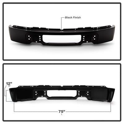 Black Front Bumper <br>09-14 Ford F-150