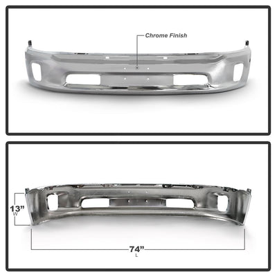 Chrome Front Bumper <br>13-18 Ram 1500