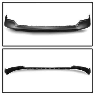 Black Upper Front Bumper <br>13-18 Ram 1500