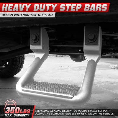 Universal Pickup Truck / SUV Side Hoop Steps <br>11 in. L x 6 in. H x 12 in. W