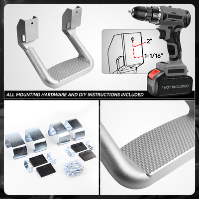 Universal Pickup Truck / SUV Side Hoop Steps <br>11 in. L x 6 in. H x 12 in. W