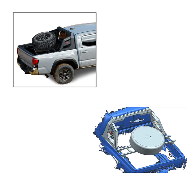 Stark Tire Carrier <br>14-23 GMC Sierra 1500, 2500 HD, 3500 HD