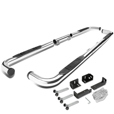 3 in. Wide Side Step Nerf Bar <br>99-16 Chevrolet Silverado GMC Sierra Extended/Crew Cab
