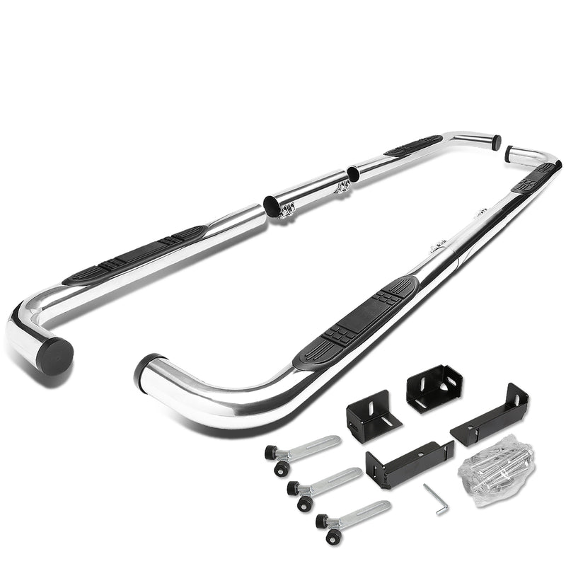 3 in. Wide Side Step Nerf Bar <br>99-16 Chevrolet Silverado GMC Sierra Extended/Crew Cab