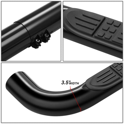 3.5 in. Round Tube Step Nerf Bars <br>99-09 Silverado, Sierra, Ram Extended Crew Cab
