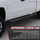 3.5 in. Round Tube Step Nerf Bars <br>99-09 Silverado, Sierra, Ram Extended Crew Cab