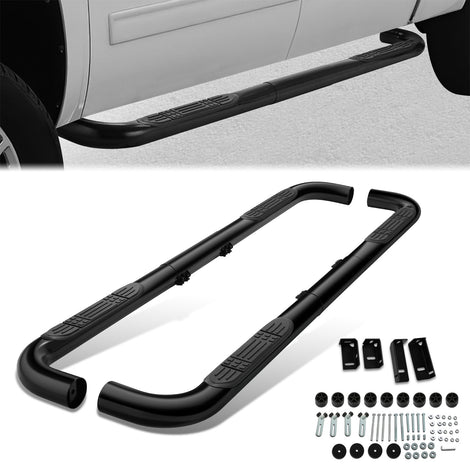 3.5 in. Round Tube Step Nerf Bars <br>99-09 Silverado, Sierra, Ram Extended Crew Cab