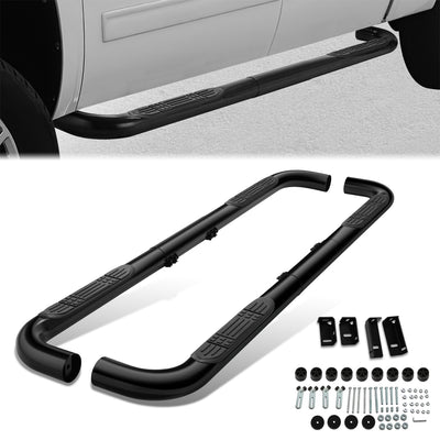 3.5 in. Round Tube Step Nerf Bars <br>99-09 Silverado, Sierra, Ram Extended Crew Cab