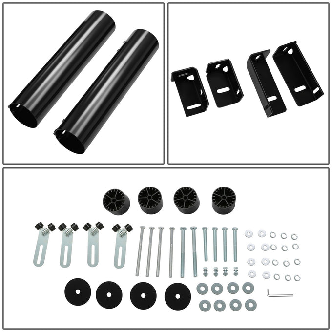 4 in. Diameter Tubular Steps Nerf Bars<br>99-11 Chevy Silverado, GMC Sierra Extended Cab