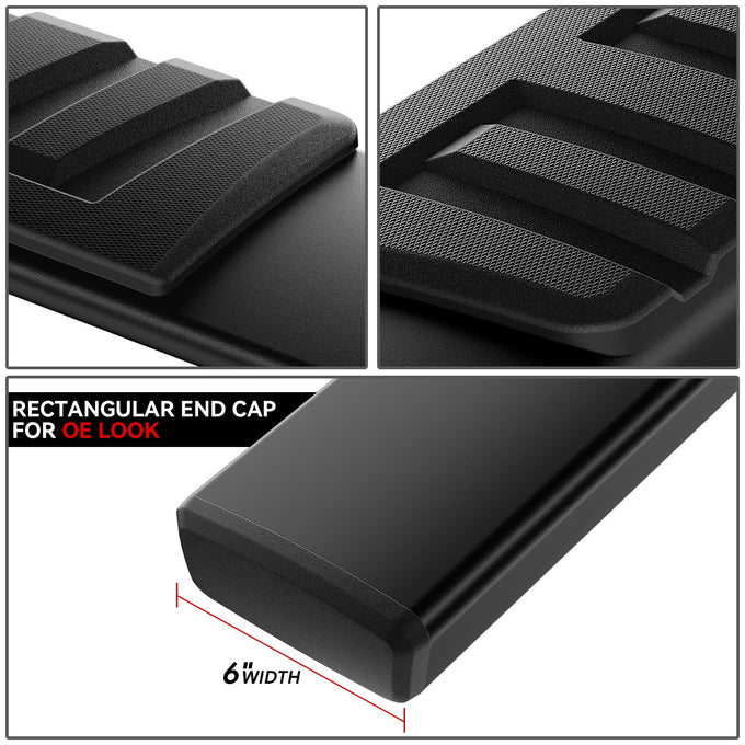 6 in. Wide Side Running Boards <br>07-19 Chevy/GMC Silverado/Sierra 1500-3500HD Standard Cab