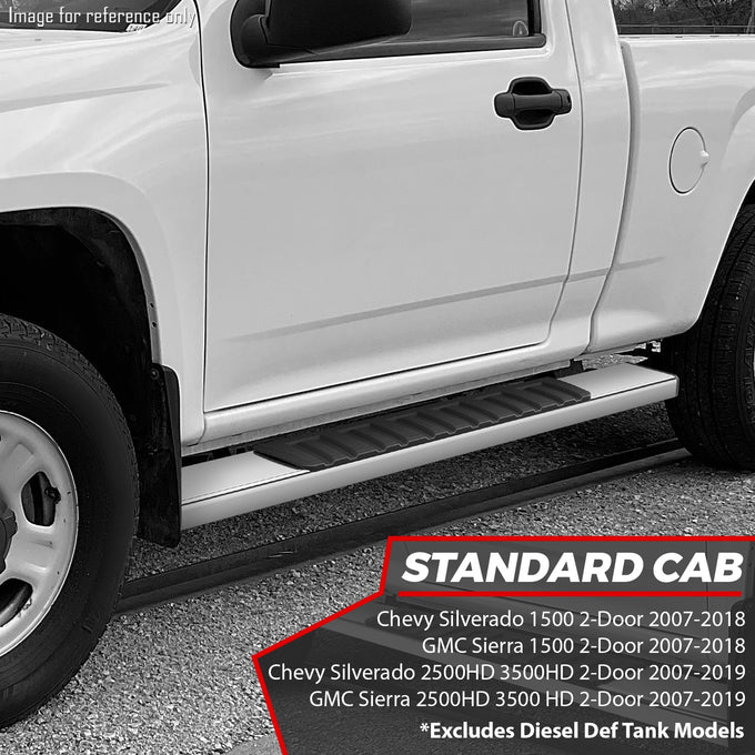 6.75 in. Wide Stainless Steel Running Board <br>07-18 Silverado, GMC Sierra, 1500