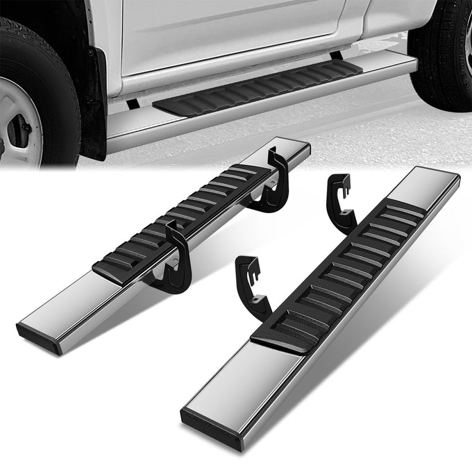 6.75 in. Wide Stainless Steel Running Board <br>07-18 Silverado, GMC Sierra, 1500